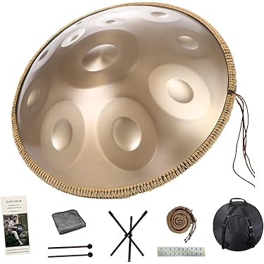 14音 ハンドパン 金色新品 ドラム 楽器 Amazon.co.jp: ミニハンドパンドラム ハンドパン楽器 打楽器